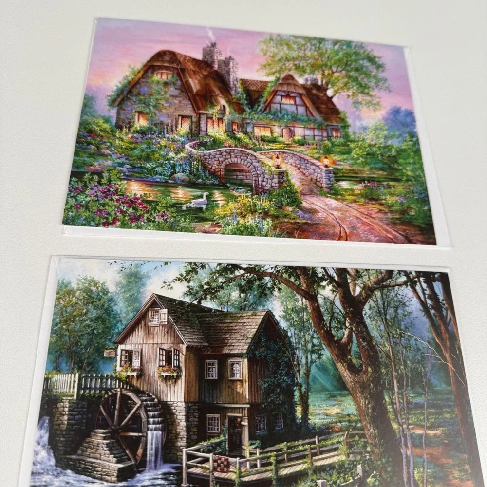 Sandra Bergeron Midsummer Lights Greeting‎ Card Set Jenny's Mill Heritage House